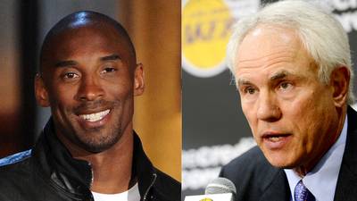 Lakers GM: Kobe Won't Weigh In on Next Coach - During an appearance on Jimmy Kimmel Live! just last week, Kobe Bryant expressed hope that the Los Angeles Lakers would get his opinion on their next head coach hiring. But Lakers general manager Mitch Kupchak says that’s not going to happen. &quot;From time to time we ask his advice,&quot; Kupchak told ESPN about Bryant. &quot;He really won't weigh in on something like this. I'm not even sure that we'll talk to him prior to interviews. But from time to time, he is in our facility, I'll go downstairs and I'll talk to him about a bunch of different things.&quot;(Photos from left: Kevin Winter/Getty Images, Kevork Djansezian/Getty Images)