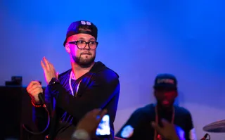 New God Flow - Andy Mineo shows the crowd at S.O.B.'s why his musical movement is much-hyped. (Photo: Anna Webber/Getty Images for BET)