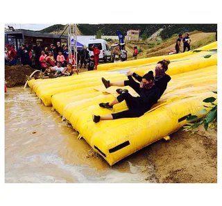 Khloe Kardashian @khloekardashian - The Kardashian sisters do everything together, including work out. But instead of your regular gym runs, Kim and Khloe spiced things up and did a Mud Run.  (Photo: Instagram via Khloe Kardashian)