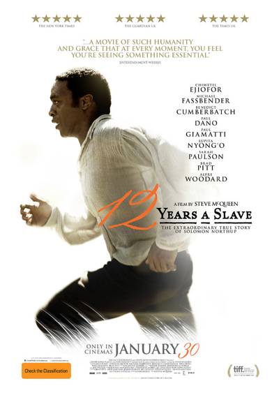 Best Movie: 12 Years a Slave - 12 Years a Slave took home three Oscar wins and gets a nomination for Best Movie for its dramatic telling of a story of a Black man born free in the United States, kidnapped, and forced into slavery.&nbsp;(Photo: Plan B Entertainment)