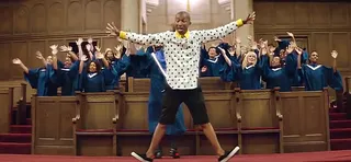 Video of the Year: Pharrell Williams – “Happy” - Pharrell Williams&nbsp;not only took over the radio airplay charts, but also shook things up visually. "Happy" became a hit all over the world and the visual was a viral success thanks to the first-ever 24-hour music video. (Photo: EMI)