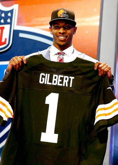 Justin Gilbert - Song: &quot;We Dem Boyz&quot; – Wiz KhalifaHol' up. Justin Gilbert came to Cleveland to shake things up and he chose to fire up the crowd with this&nbsp;Wiz&nbsp;track from Blacc Hollywood.(Photo: Elsa/Getty Images)