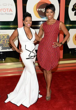 Malinda Williams &amp; Vanessa A. Williams - These former Soul Food TV stars (and Williams sisters — no relation) work their own brand of carpet magic by donning two very distinct and different red and white dress looks.  (Photo: Jason Kempin/Getty Images for BET)