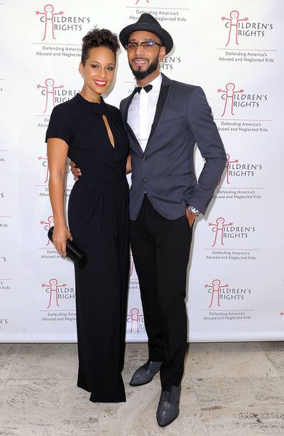 Philanthropical Pair - Alicia Keys and Swizz Beatz attend the 8th Annual Children's Rights Benefit at the Four Seasons Hotel in New York City. (Photo: Michael Loccisano/Getty Images for Children's Rights)