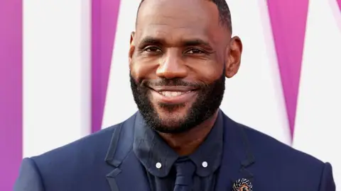 LeBron James attends the premiere of Warner Bros "Space Jam: A New Legacy" at Regal LA Live on July 12, 2021 in Los Angeles, California. (Photo by Kevin Winter/Getty Images)