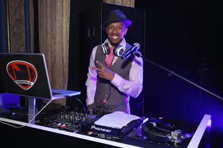 That's N-Credible - Nick Cannon mans the DJ booth at the Samsung Hope for Children Gala 2015 at Hammerstein Ballroom in New York City.(Photo: Cindy Ord/Getty Images for Samsung)