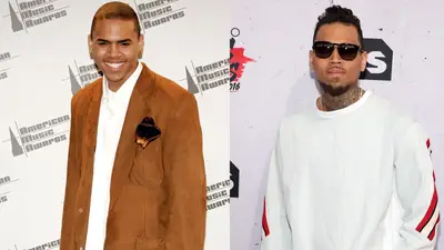 Chris Brown: From baby-faced cuteness to tatted up and slicked back R&amp;B toughness, Brown's transformation&nbsp;since his debut in 2005&nbsp;hasn't been just an aesthetic one. - (Photos from left: Vince Bucci/Getty Images, Todd Williamson/Getty Images)&nbsp;