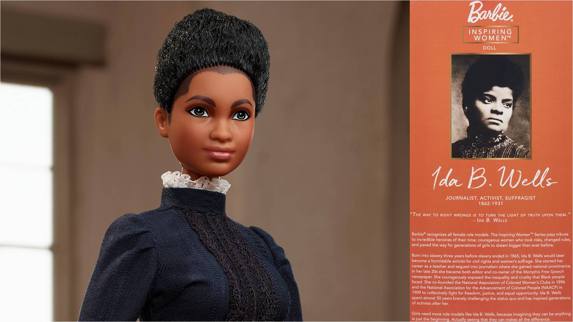 Katherine johnson barbie online doll target