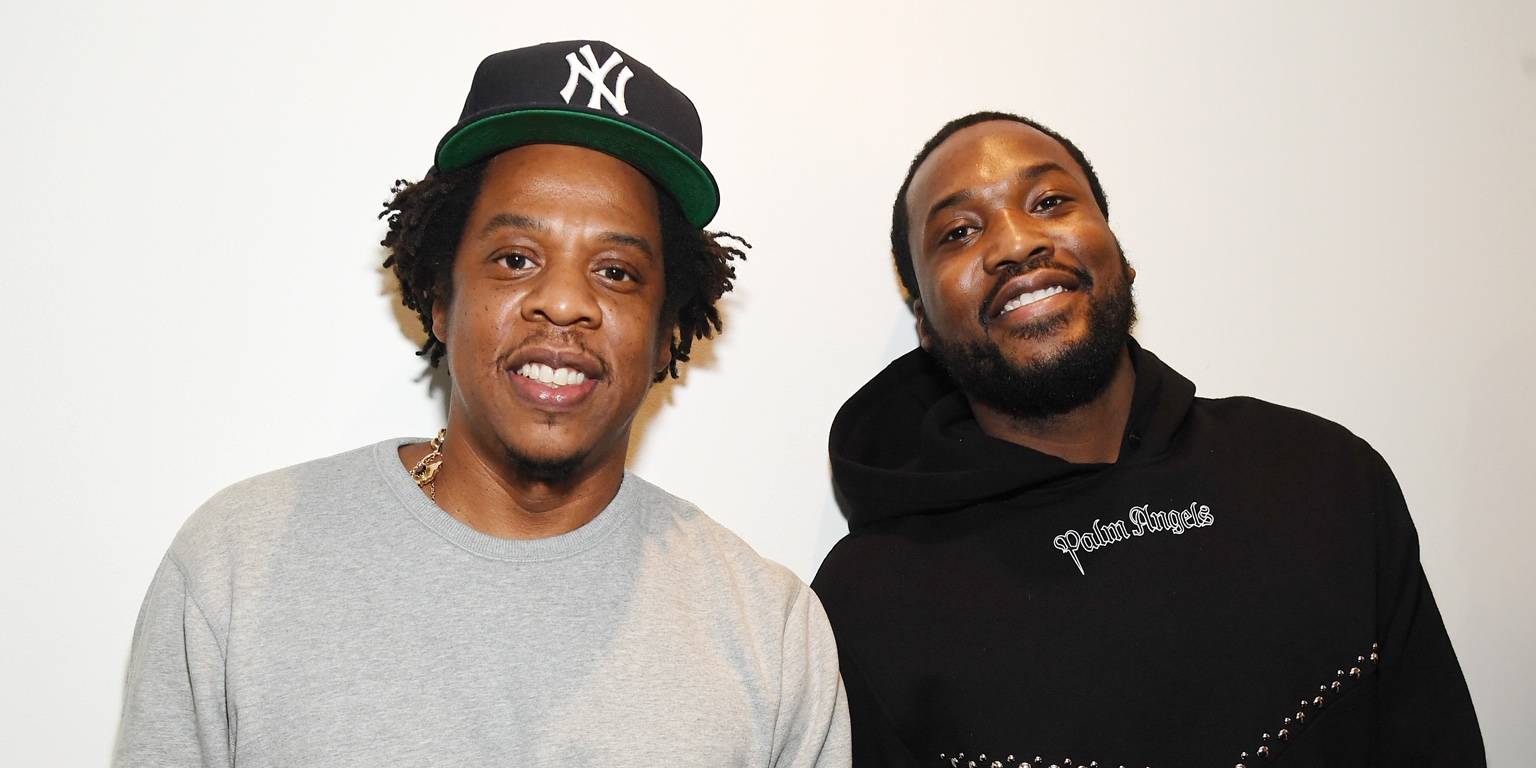 Jay-Z and Meek Mill on BET Buzz 2020.