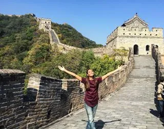 Joan Smalls - The Puerto Rican supermodel takes in the splendor that is the Great Wall of China. Truly out of this world. (Photo: Joan Smalls via Instagram)