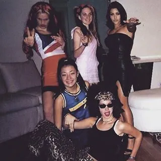 Kim Kardashian - &quot;I'm so thankful that me &amp; my friends were the Spice Girls for our high school talent show! The Spice Girls got me through a lot!&nbsp;#ForeverThankful&quot;Who knew that Mrs. West's favorite Spice girl was Posh Spice AKA Victoria Beckham?!(Photo: Kim Kardashian via Instagram)