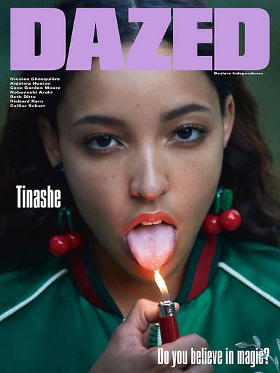 Tinashe on Dazed - The rising star explains to the mag why she doesn’t feel the need to censor herself as an artist. “I feel like I can inspire people in other ways. I don’t feel the need to be super-conservative in my choices or be a typical ‘role model.’ I think I can influence girls to be independent — how to make their own decisions, how to go after their goals and not just sit around waiting to get married to someone who can help build their careers. Take control as a woman: you can create that lifestyle for yourself!”  (Photo: Dazed Magazine, January 2016)