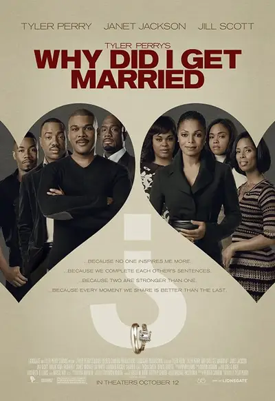Why Did I Get Married?, Tuesday at 7P/6C - Janet Jackson&nbsp;diagnoses her friends' reasons for love. Encore presentation on Wednesday at 2P/1C.View other Black love films here.(Photo: Lionsgate)