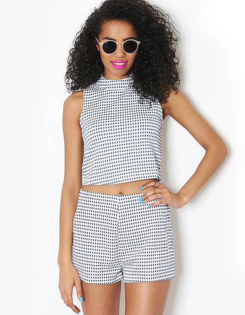 Motel Bianca Co-Ord Weave Top and Bottom