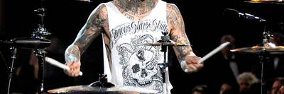 He'll Be There! ? June 29, 2014 - After such an eventful year, it's only right that the famous drummer makes a stop at the biggest night in music. Watch Travis Barker hit the stage at the 2014 BET Awards on June 29, 2014 at 8 p.m.(Photo: Ethan Miller/Getty Images for ABC)