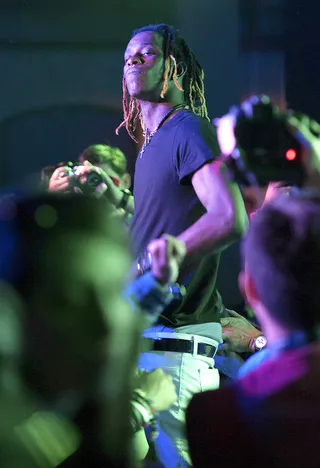 BET Hip Hop Awards – September 2014 - With Young Thug in high demand, he'll be everywhere you can imagine through the rest of the year, but first he's making a stop at the 2014 Hip Hop Awards. See what tricks he pulls out of his hat on Tuesday, October 14 at 8P/7C!  (Photo: Jessica Alexander/Future Image/WENN.com)