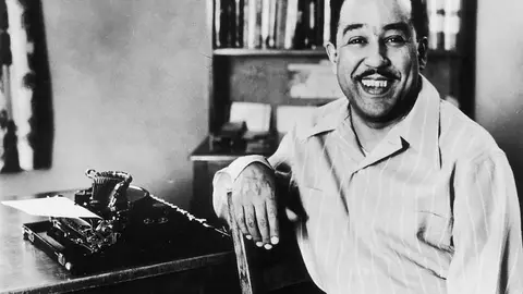 circa 1945: American poet and writer Langston Hughes (1902 - 1967). (Photo by Hulton Archive/Getty Images)