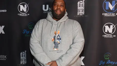 ATLANTA, GEORGIA - FEBRUARY 08:  Rapper Killer Mike attends "Hip Hop Uncovered" Atlanta Premiere at Oak Atlanta on February 08, 2021 in Atlanta, Georgia. (Photo by Paras Griffin/Getty Images)