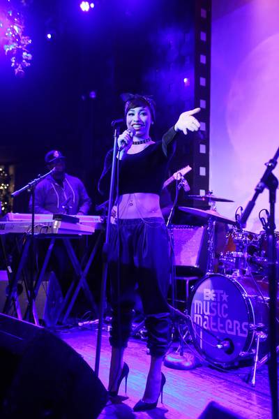 Karina Pasian&nbsp; - Karina Pasian rocked the BET Music Matters December Showcase singing hits like &quot;Can't Find the Words.&quot; (Photo: Bennett Raglin/BET/Getty Images for BET)
