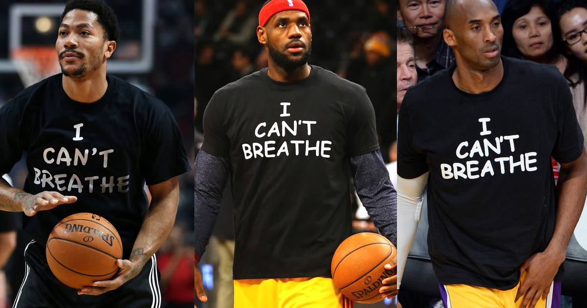 Kobe, Lakers wear 'I Can't Breathe' shirts in warmup