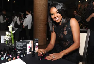 Polished to Perfection - Gabrielle Union announces a new partnership with SensatioNail at Gansevoort Park Hotel in New York City. (Photo: Craig Barritt/Getty Images for SensatioNail)