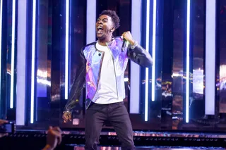 DESIIGNER&nbsp;&nbsp;&nbsp;&nbsp;&nbsp; - Designer brings the energy that we love! Great hip-hop artists have historically had great energy, so it’s nice to see Designer go all out in each and every performance.(Photo: Ernesto Distefano/Getty Images)&nbsp;&nbsp;&nbsp;