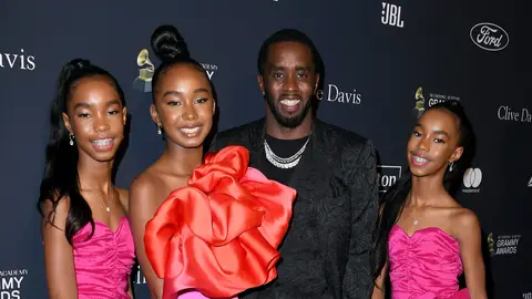 D'Lila Star Combs, Chance Combs, Honoree Sean "Diddy" Combs, and Jessie James Combs attend the Pre-GRAMMY Gala and GRAMMY Salute to Industry Icons Honoring Sean "Diddy" Combs on January 25, 2020 in Beverly Hills, California. 