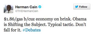 Herman Cain (@THEHermanCain) - (Photo: twitter)