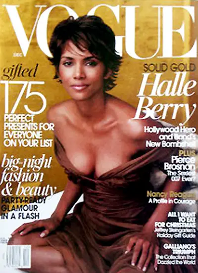 Halle Berry - Halle Berry was Hollywood's It Girl and so fittingly graced the covers of Vogue's December 2002 and September 2010 issues.  (Photo: Courtesy of Vogue)