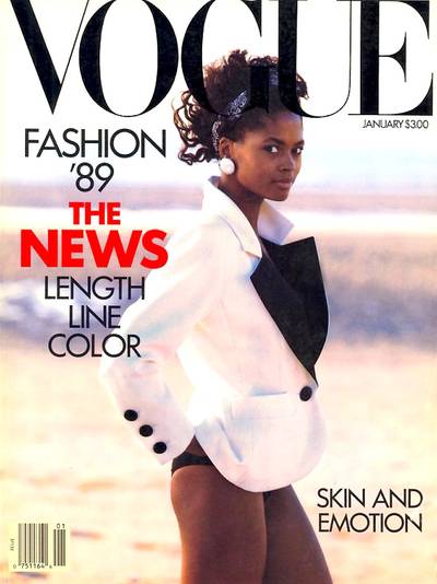 Karen Alexander - Karen Alexander nabbed the cover in January 1989.  (Photo: Courtesy of Vogue)