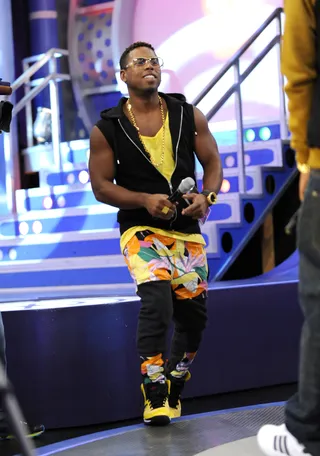 It's Bobby V! - 106 &amp; Park, October 15, 2012. (Photo: John Ricard / BET)