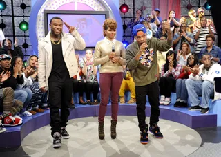 Salute! - 106 &amp; Park, October 15, 2012. (Photo: John Ricard / BET)
