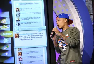 Twitterverse With Bow Wow - 106 &amp; Park, October 15, 2012. (Photo: John Ricard / BET)