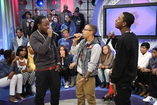 Thats Right - Ace Hood, Bow Wow and Shorty at 106 &amp; Park, October 12, 2012. (Photo: John Ricard / BET).