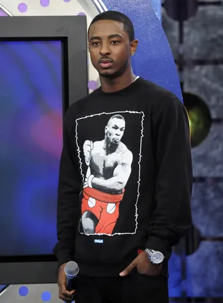 Nice Shirt - Shorty at 106 &amp; Park, October 12, 2012. (Photo: John Ricard / BET).