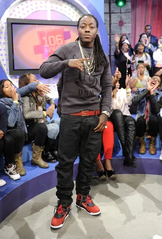 Trill - Ace Hood at 106 &amp; Park, October 12, 2012. (Photo: John Ricard / BET).