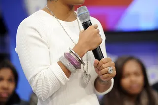 White Diamonds - Keyshia Cole at 106 &amp; Park, October 12, 2012. (Photo: John Ricard / BET).