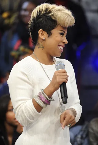 Smooth - Keyshia Cole at 106 &amp; Park, October 12, 2012. (Photo: John Ricard / BET).