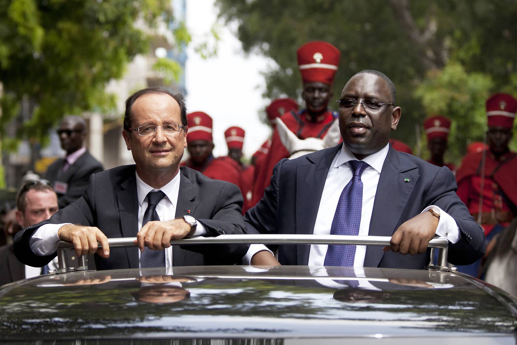 Francois Hollande and Macky Sall