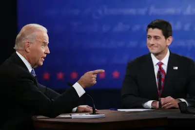 Joe Biden - &quot;That's a bunch of malarkey,&quot; Vice President Joe Biden said of Republican vice presidential nominee Paul Ryan's foreign policy claims during their Oct. 11 debate. (Photo: Justin Sullivan/Getty Images)