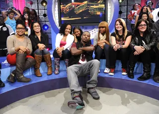 Maxin' and Relaxin' - Shorty enjoys the love of the fans at 106 &amp; Park, October 10, 2012.(Photo: John Ricard / BET)