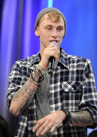 Tatted Up - MGK at 106 &amp; Park, October 10, 2012.(Photo: John Ricard / BET)