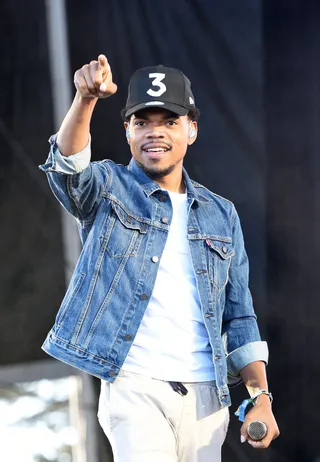 CHANCE THE RAPPER&nbsp;&nbsp;&nbsp;&nbsp; &nbsp;&nbsp;&nbsp; - Chance has blessed us with free music to our ears. His album Coloring Book makes you want to take a step back and reflect on your life. His lyrics hit home, they resonate with the people, bring a deeper meaning and provide correlation to our everyday life.&nbsp;(Photo: C Flanigan/WireImage)&nbsp;&nbsp;&nbsp;&nbsp;&nbsp;
