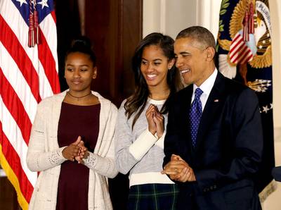 Sasha and Malia Obama - They've shown us how to be little ladies and we've taken notes.  (Photo: Mark Wilson/Getty Images)