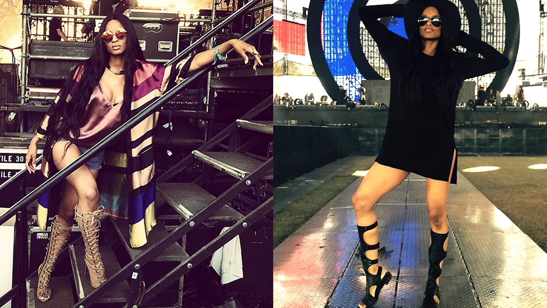 Ciara The “I Image 3 from Celebrity Street Style at Coachella BET