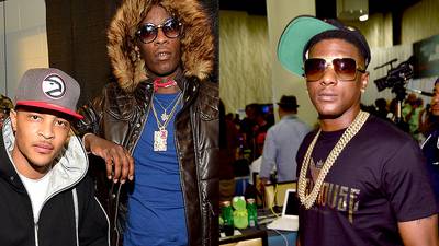 'Can't Tell,' Featuring T.I. and Boosie Badazz - Boosie and Tip run down the G-Code with Young Thug here and give fair warning that they aren’t to be flexed with. While Thug sends shots at The Carter’s creator, Boosie takes this track&nbsp;hostage&nbsp;when he rhymes, “You ain't ready to pay / &nbsp;You ain't seen the news / Got a team of goons ‘bout action / Never started, but I finish it so nasty.” &nbsp;&nbsp;(Photos from Left: Prince Williams/WireImage, Alberto E. Rodriguez/Getty Images for BET)
