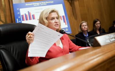 Large Racial Gap - &quot;The numbers are stark, they are troubling and they are unacceptable,&quot; said Rep.&nbsp;Carolyn Maloney&nbsp;(D-New York), ranking Democrat on the Joint Economic Committee. &quot;What's especially concerning is that the already large racial gap in household wealth has grown even wider since the recession. This report is a powerful, sobering reminder that policymakers must do more to open doors of opportunity for African-Americans.&quot;&nbsp;(Photo: Brendan Smialowski/Getty Images)
