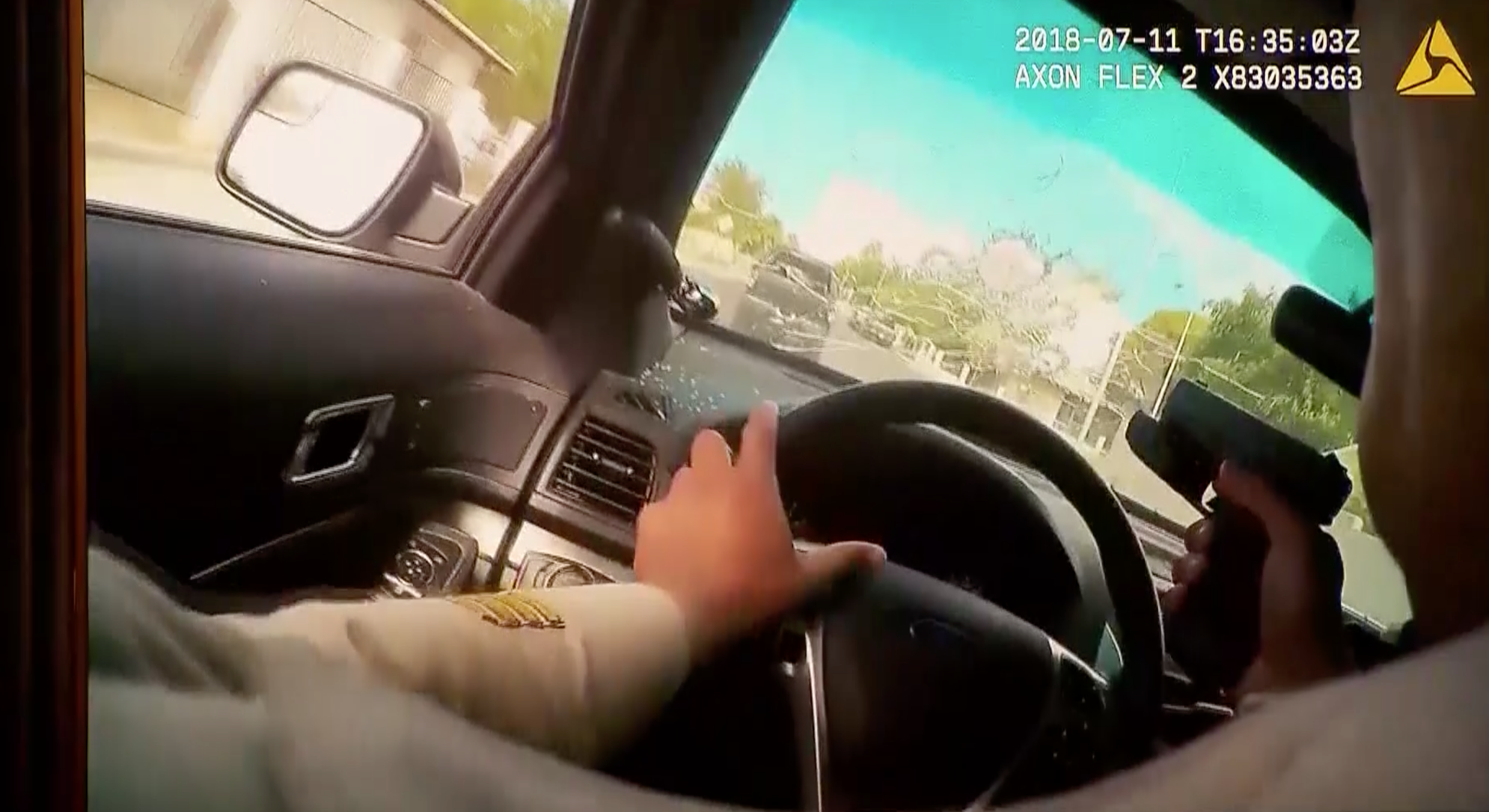 Dramatic Police Chase Video Shows Cop Firing At Suspects Through Car Window on BET News.