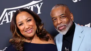 Stephanie Cozart Burton and LeVar Burton attend Variety's Family Entertainment awards at the West Hollywood EDITION on December 08, 2022 in West Hollywood, California. 