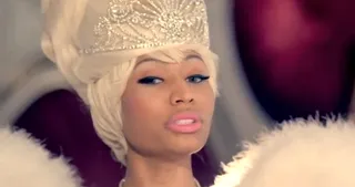 “Moment for Life” feat. Drake  - Nobody rocks a platinum beehive and pink lip better. Period.  (Photo: Cash Money Records)
